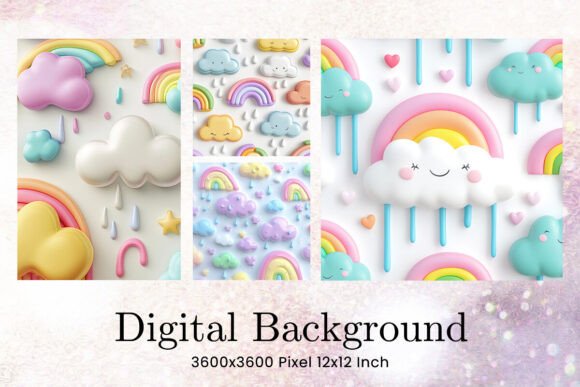 Colorful Rainbow Background Wallpaper: A Vibrant Digital Asset