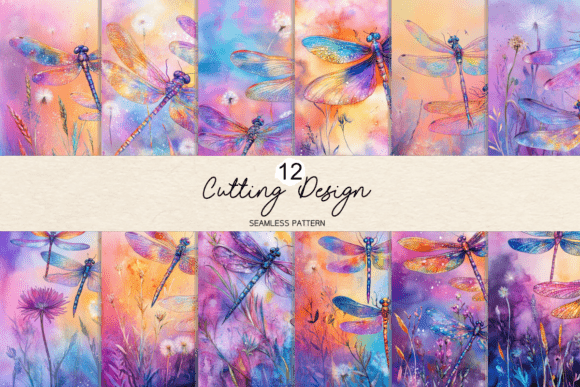 Fantasy Rainbow Dragonflies Bundle: A Designer's Guide to Magical Art