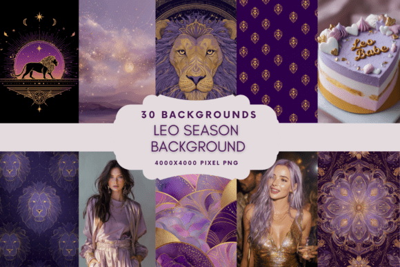 Infuse Your Designs with Leo Season Background
