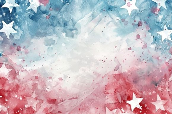 Patriotic Watercolor Background: A Design Asset for Impactful Projects