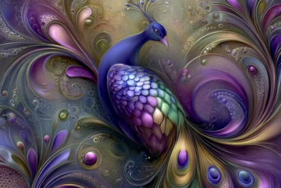Peacock Dreamscape Bundle: A Vibrant Fantasy Collection