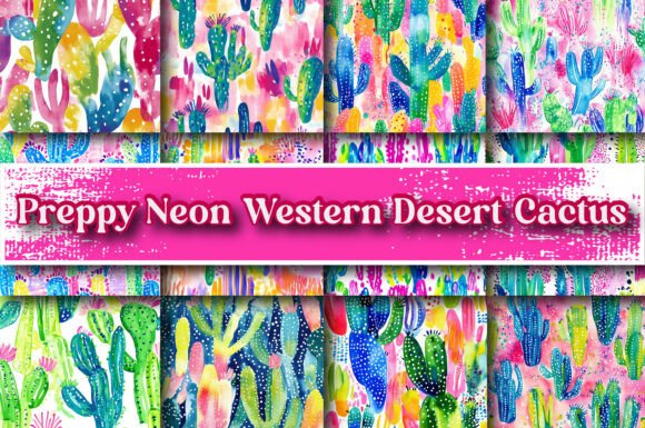 Preppy Neon Western Desert Cactus: A Designer's Guide