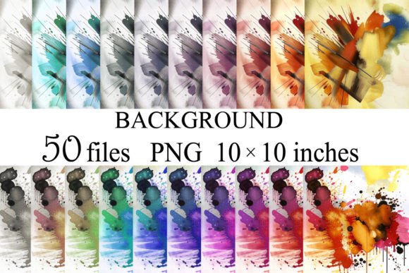 Unlock Creative Potential with Watercolor Background Sublimation PNGs