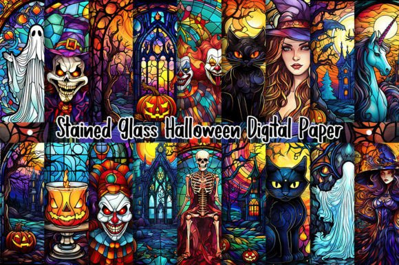 Unlocking the Artistry of Stained Glass Halloween Backgrounds